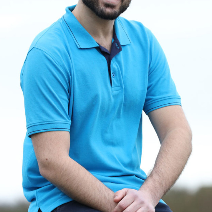 Polo Aaron Bleu Out Of Ireland