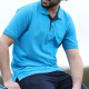Chemise mc aaron bleu he24 ooi