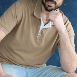 Out Of Ireland Sand Aaron Polo Shirt