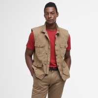 Barbour Corbridge Casual Stone Vest - Le Comptoir Irlandais