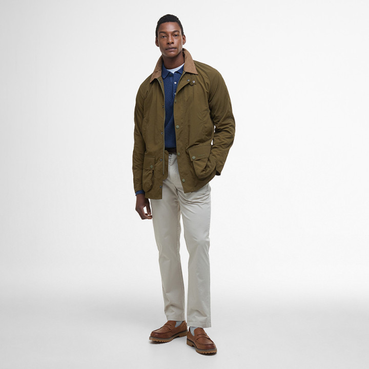 Barbour Jacket Ashby Showerproof Light Sage