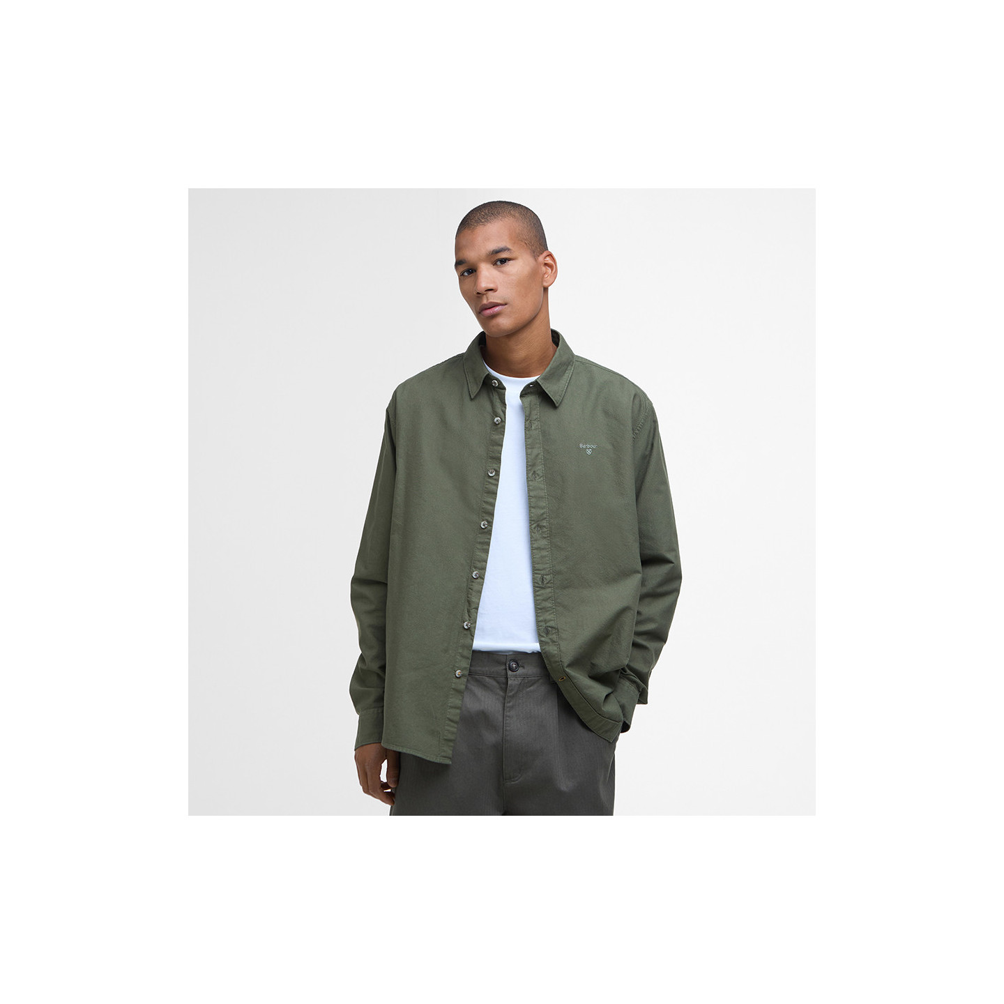 Barbour Shirt Oxtown Light sage