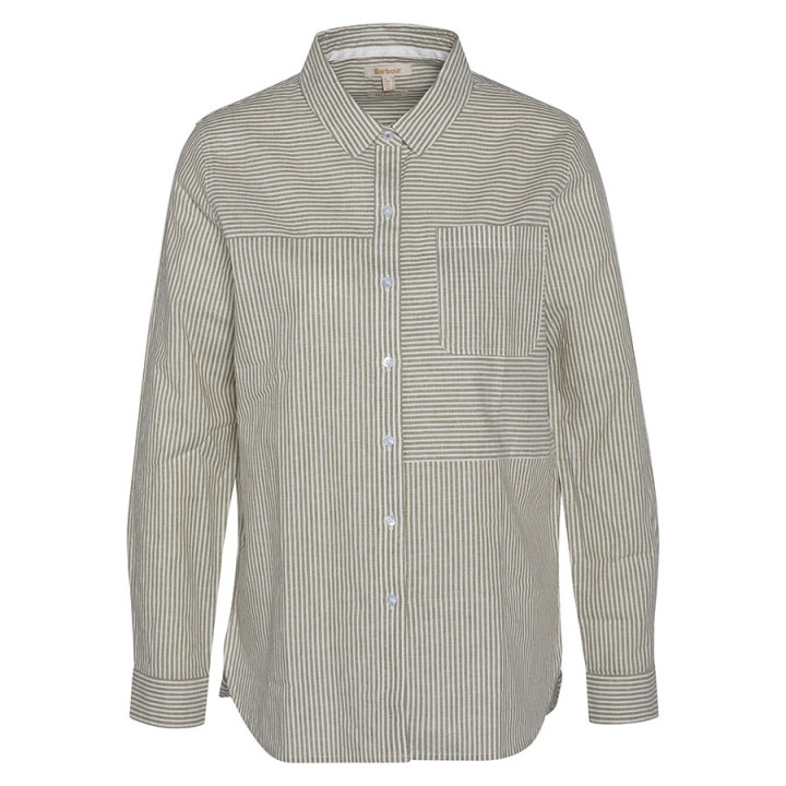 Beachfront Dusky Green Barbour blouse