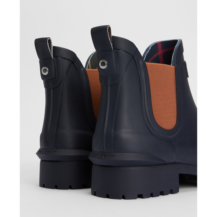 Bottes Wilton Navy-Bran Barbour