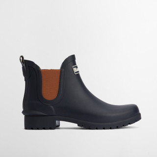 Bottes Wilton Navy-Bran Barbour