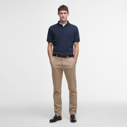 Barbour Hylton Interlock Navy Polo