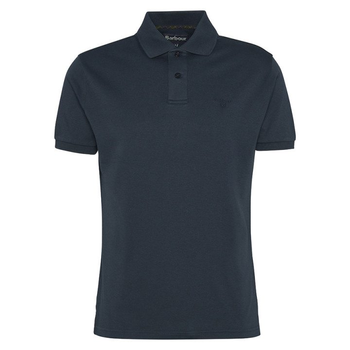 Barbour Hylton Interlock Navy Polo