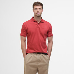 Barbour Hylton Interlock Polo Red Spice