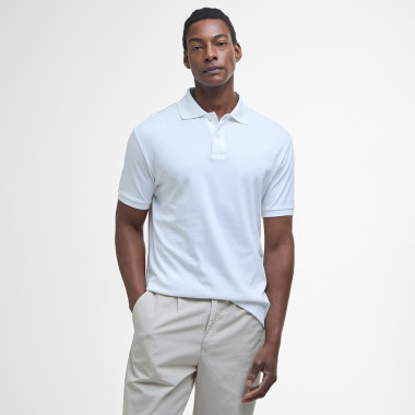 Barbour Hylton Interlock Polo White