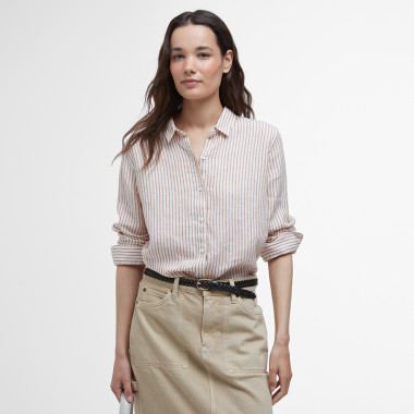Chemisier Marine Bran Stripe Barbour