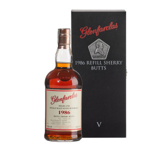 Glenfarclas 1986 refill sherry butt family series v 70cl 53.8ï¿½