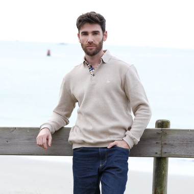 Out Of Ireland Sweater Leo Beige