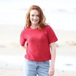 Out Of Ireland Mila Short Sleeve Sweater Red