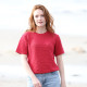 Out Of Ireland Mila Short Sleeve Sweater Red