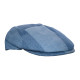 Casquette sam carreaux bleu