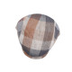 Casquette evan carreaux beige