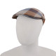 Casquette evan carreaux beige