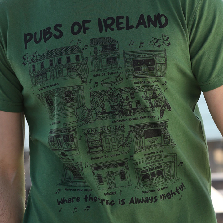 T-shirt Ireland Pubs Of Ireland Sage