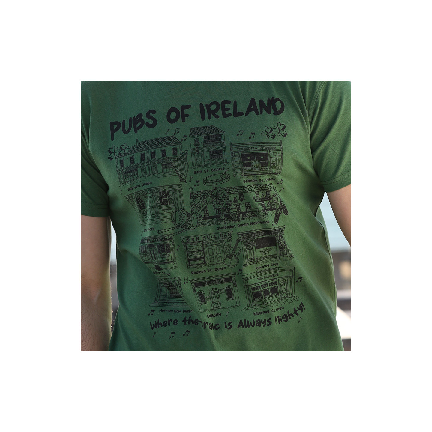 T-shirt Ireland Pubs Of Ireland Sage