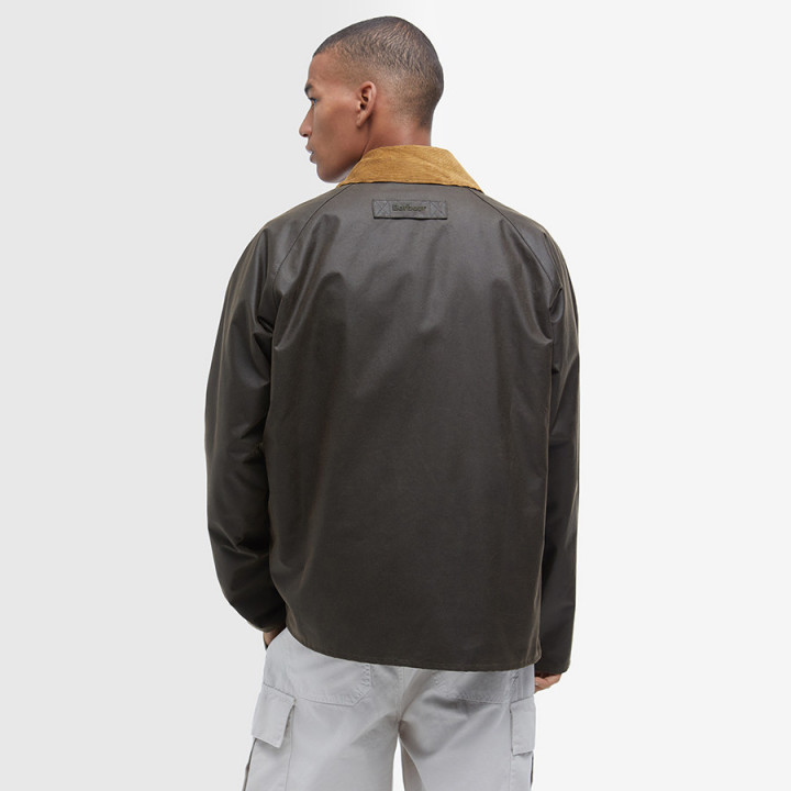 Veste Utility Spey Wax Olive Barbour