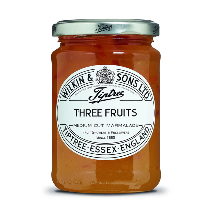 Marmelade Tiptree Trois Fruits Wilkin & Sons 340g