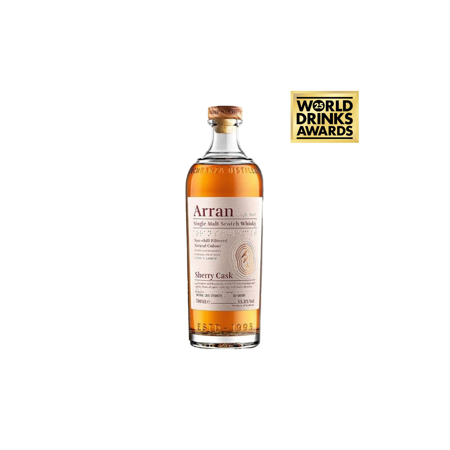 Arran The Bodega Sherry Cask 70cl 55.8° - Le Comptoir Irlandais