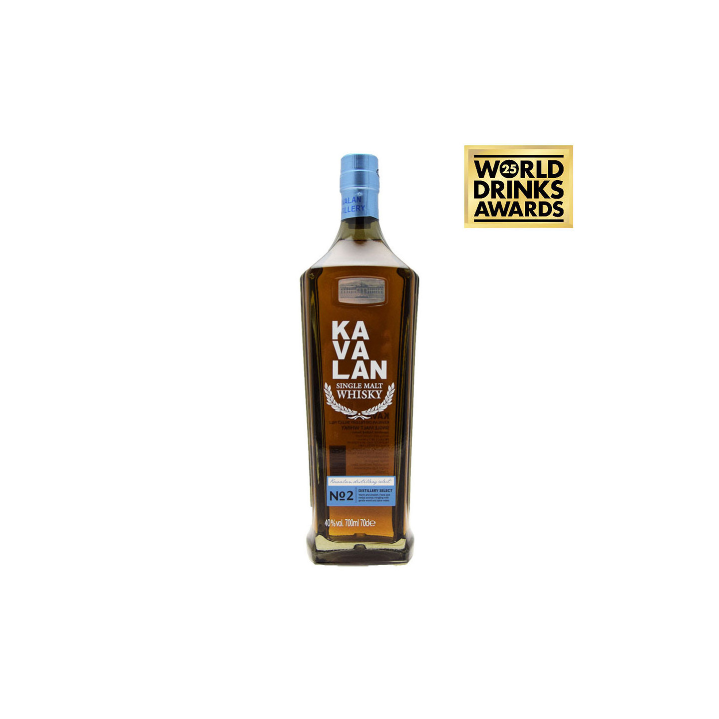 Kavalan Distillery Select n°2 70cl 40° - Le Comptoir Irlandais