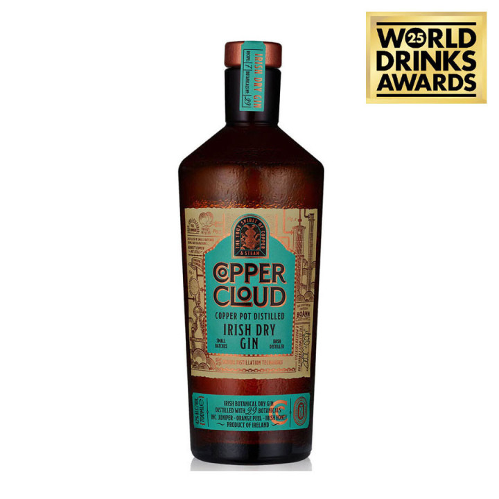 Copper cloud irish gin 70cl 42
