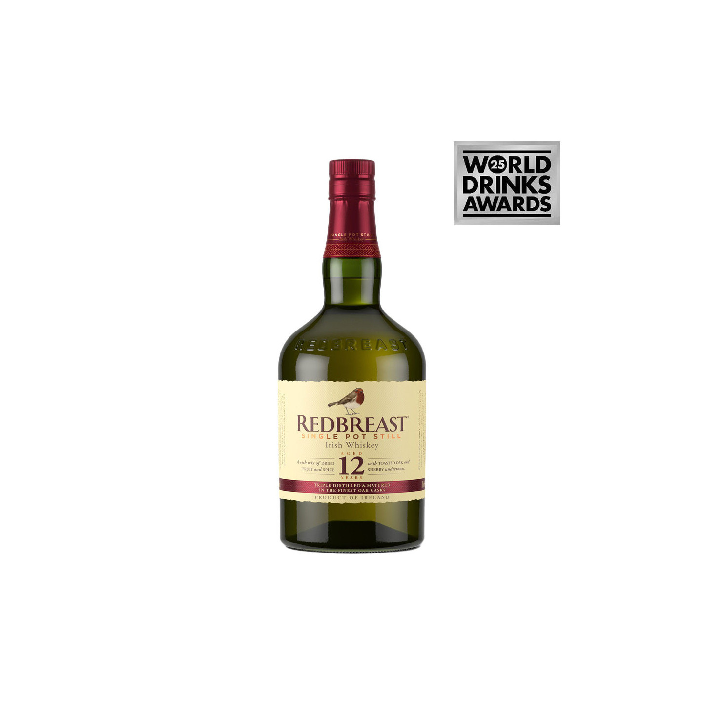 Redbreast 12 years Single Pot Still 70cl 40° - Le Comptoir Irlandais