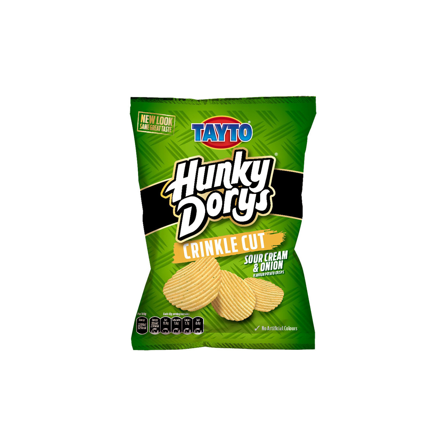 Chips Crème fraîche & Oignon Hunky Dorys 130g