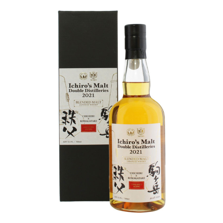 Ichiro's Double Distilleries 2021 Chichibu x Komagatake 70cl 53.5°