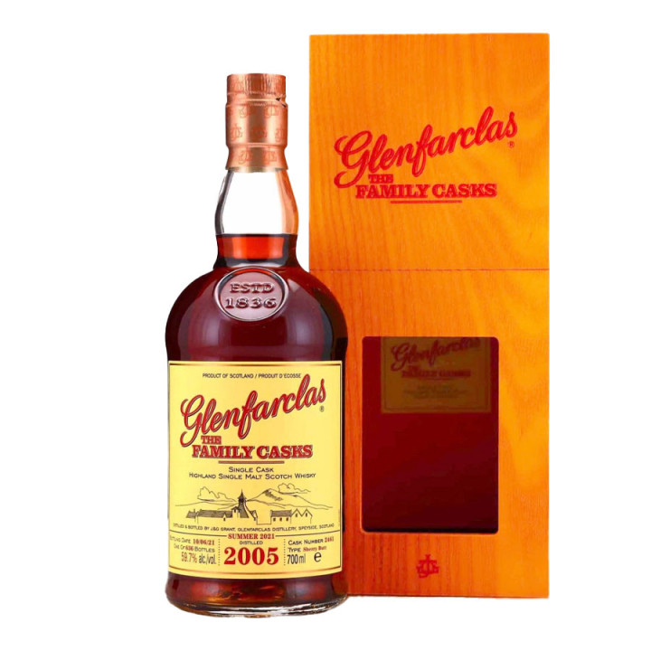 Glenfarclas 2005 15 ans Summer 2021 Cask 2461 Sherry Butt 70cl 59.7°