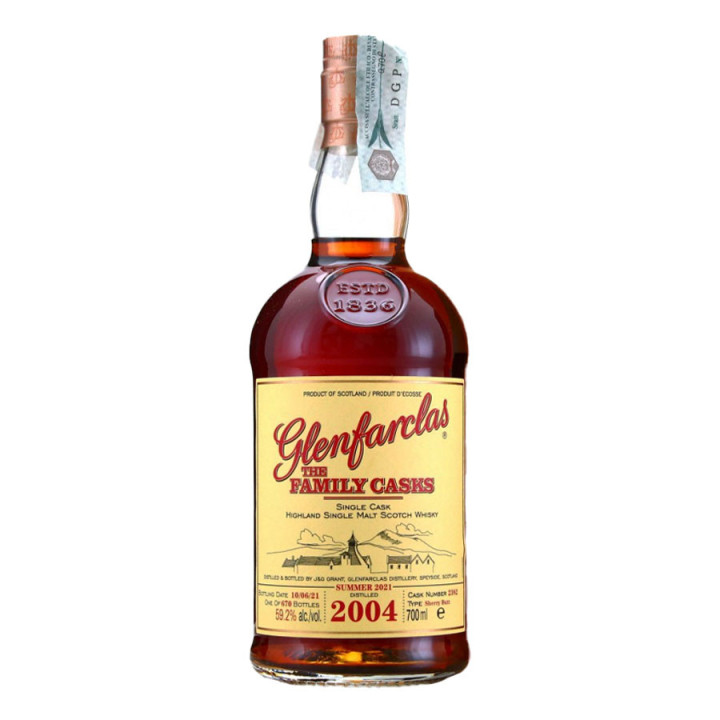 Glenfarclas 2004 16 ans Summer 2021 Cask 2382 Sherry Butt 70cl 59.2°