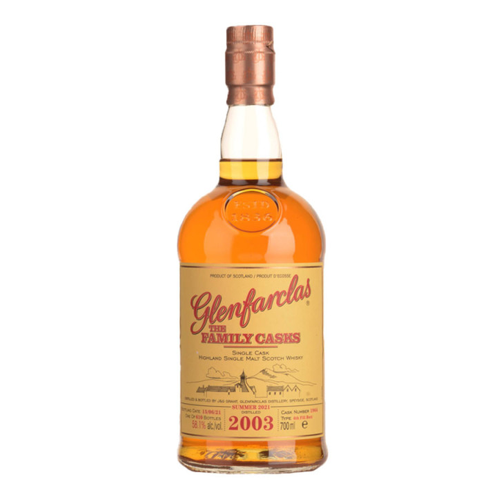 Glenfarclas 2003 17 ans Summer 2021 Cask 1964 Fill Butt 70cl 58.1°