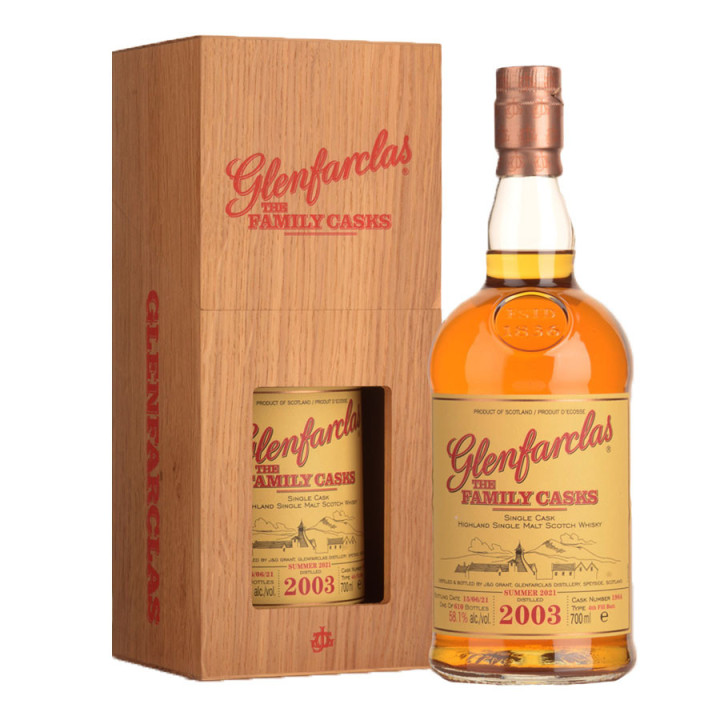 Glenfarclas 2003 17 ans Summer 2021 Cask 1964 Fill Butt 70cl 58.1°