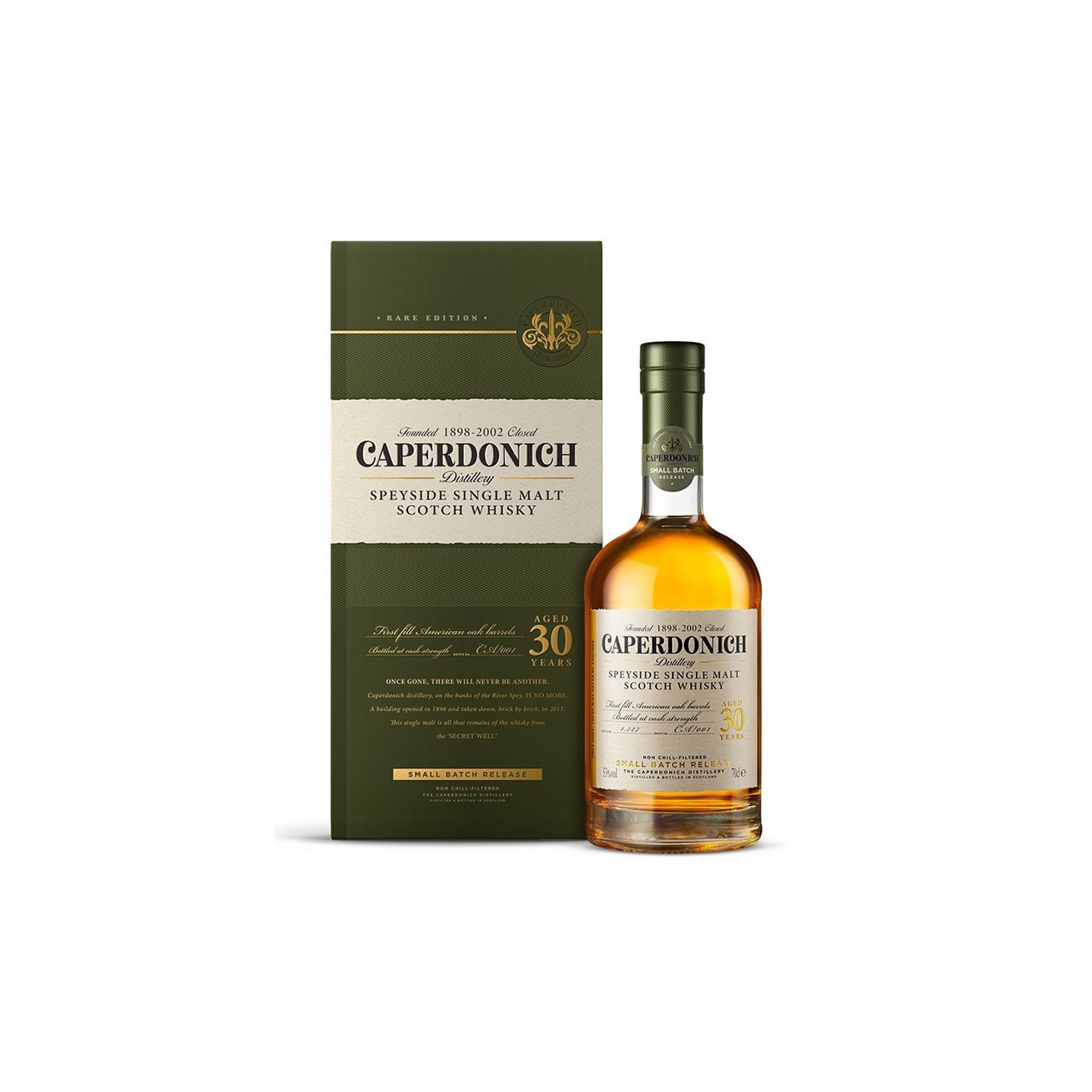 Caperdonich Unpeated 30 ans 70cl 48°