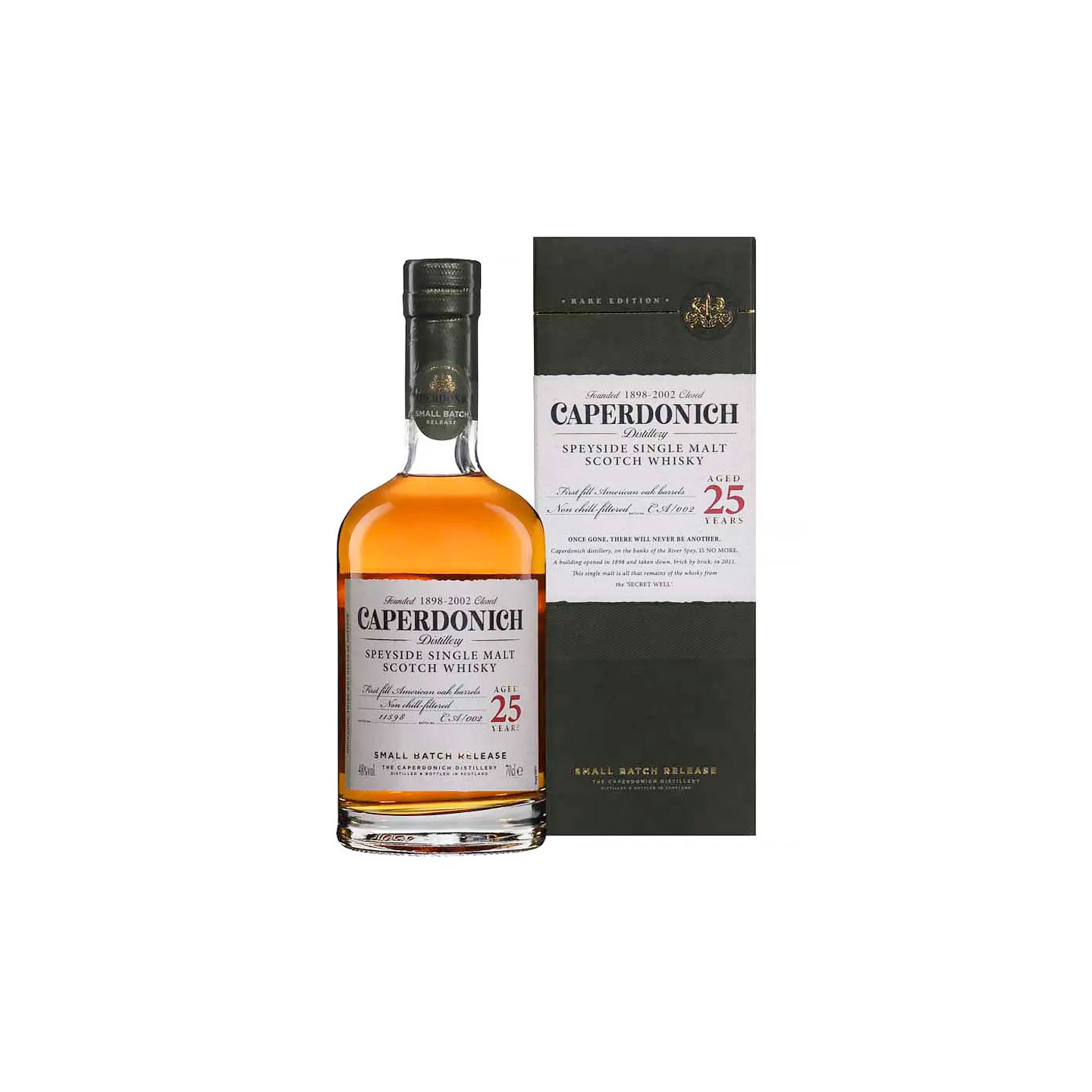 Caperdonich Unpeated 25 years old 70cl 48°