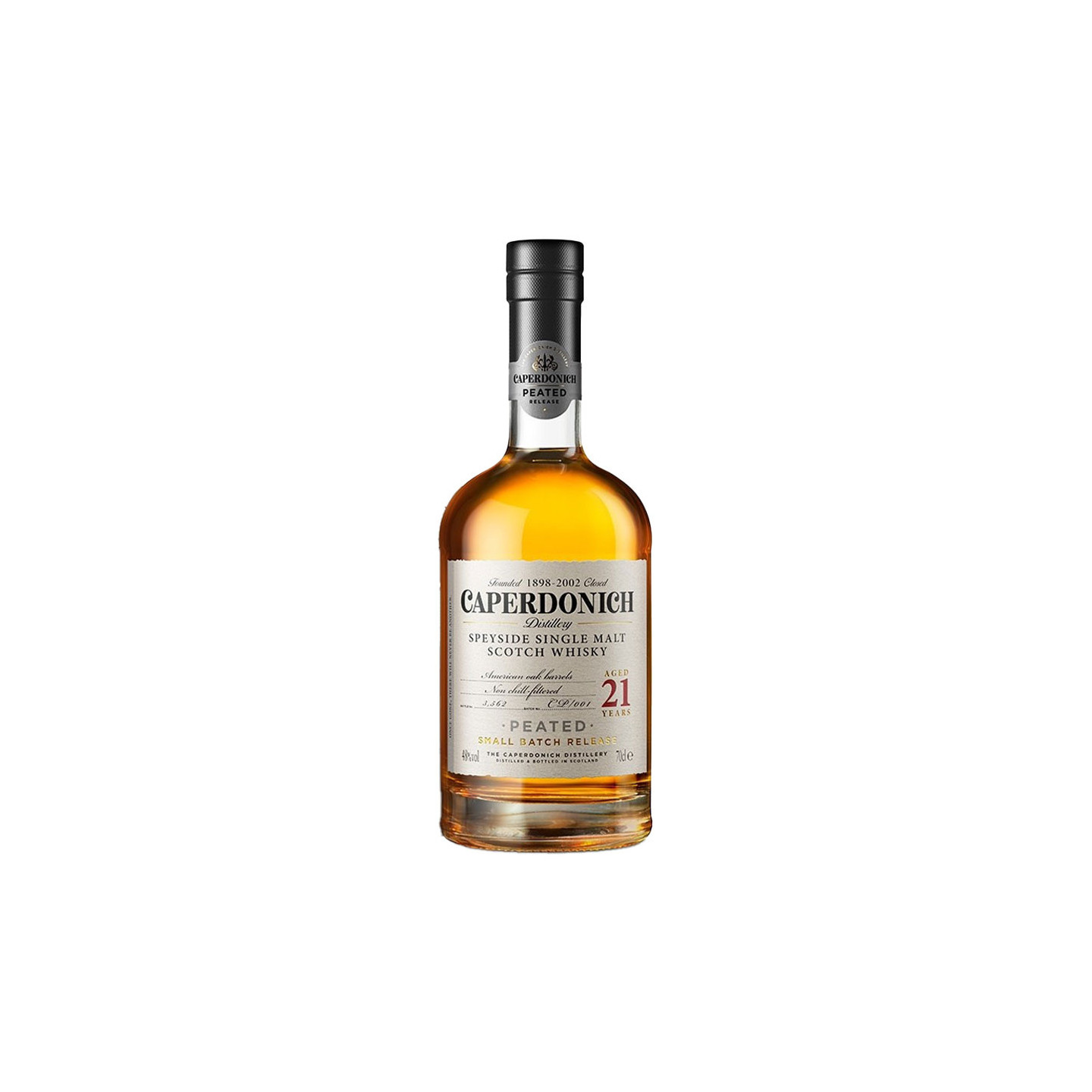 Caperdonich Peated 21 Years Old 70cl 48° - Le Comptoir Irlandais