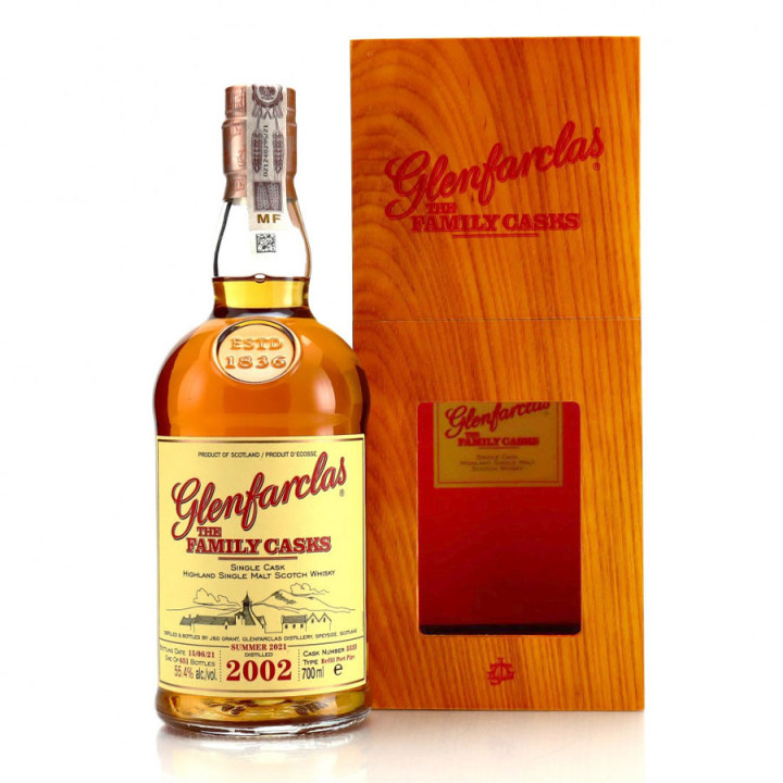 Glenfarclas 2002 18 ans Summer 2021 Cask 3335 70cl 55.4°