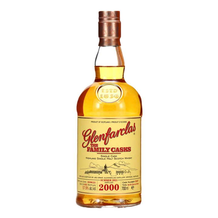Glenfarclas 2000 20 ans Summer 2021 Cask 3387 70cl 57.9°