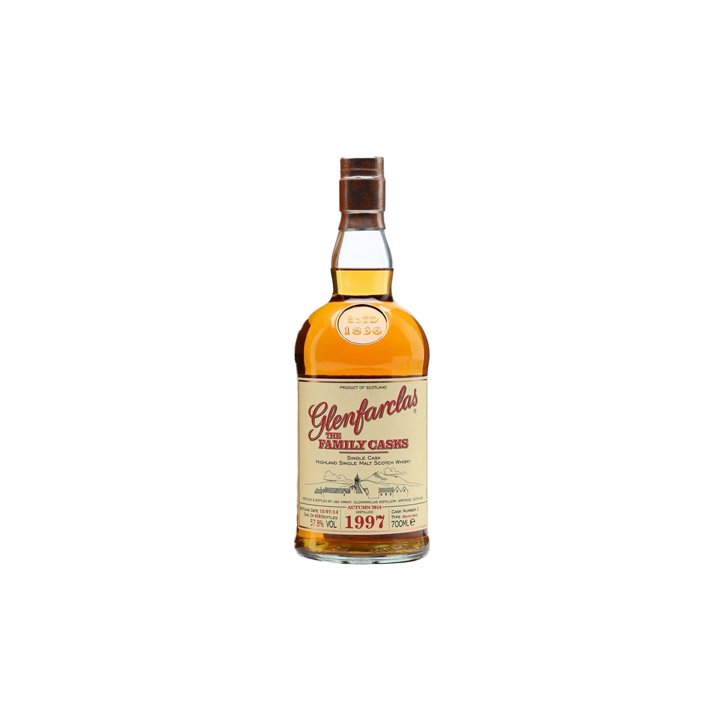 Glenfarclas 1997 23 ans Summer 2021Cask 5964 70cl 58.9°