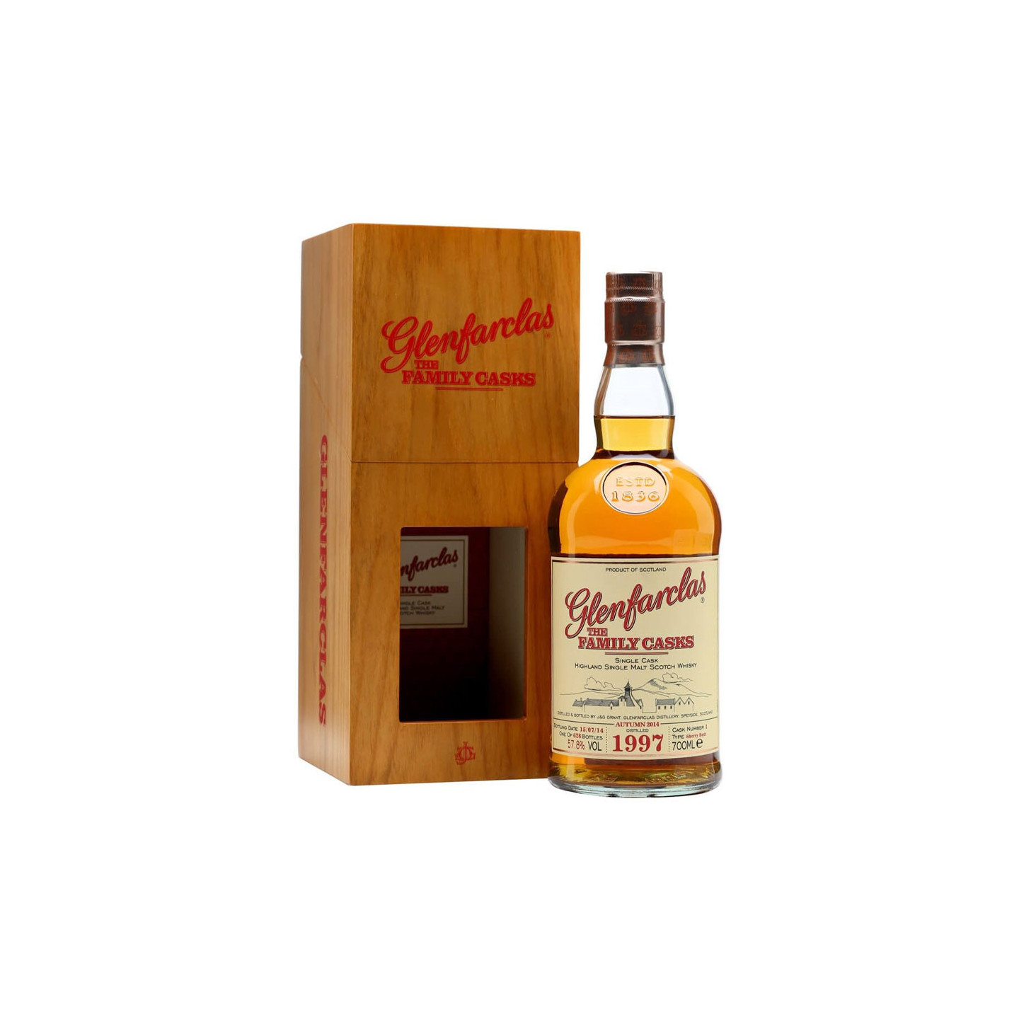 Glenfarclas 1997 23 ans Summer 2021Cask 5964 70cl 58.9°