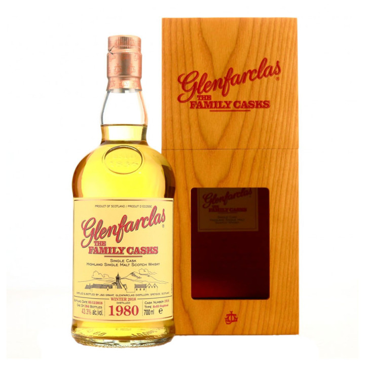 Glenfarclas 1980 38 ans Summer 2018 Cask 1413 70cl 47.8°
