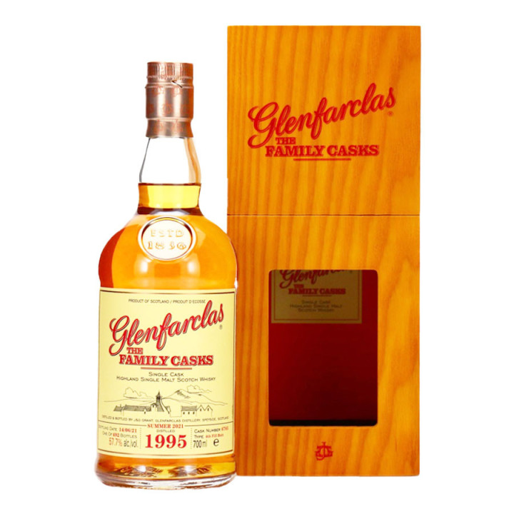 Glenfarclas 1995 25 ans Summer 2021 Cask 6765 Fill Butt 70cl 57.7°