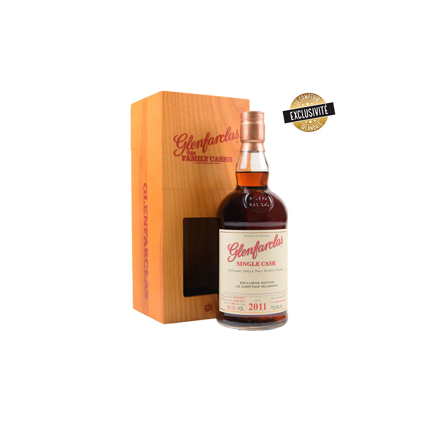 Glenfarclas 2011 Cask 1244 70cl 60°