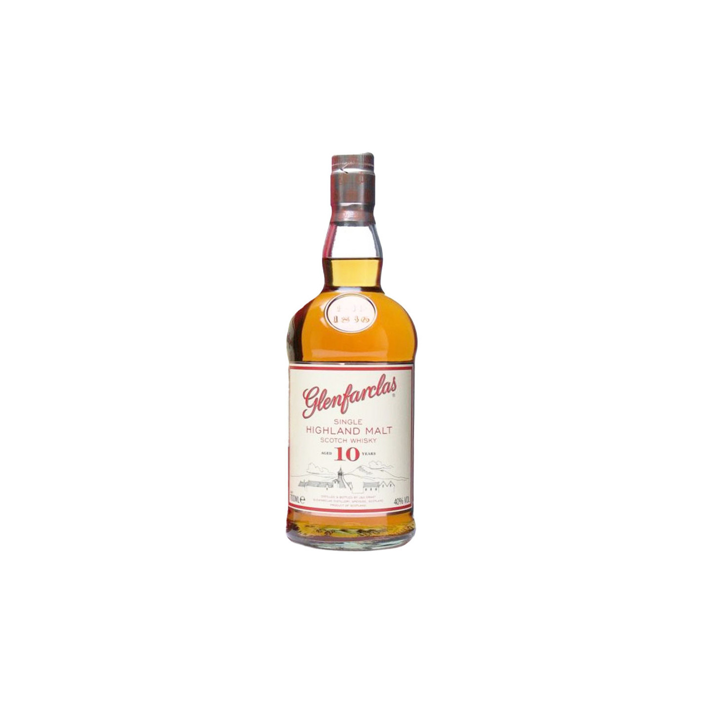 Whisky Glenfarclas 10 ans 70cl 40'