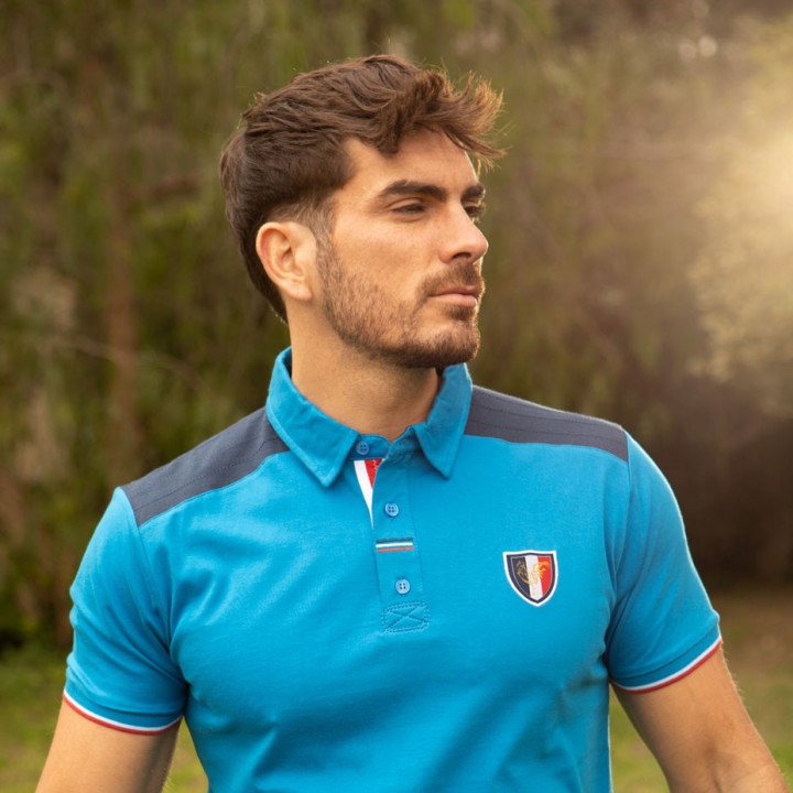 Short-sleeved polo shirt France Camberabero