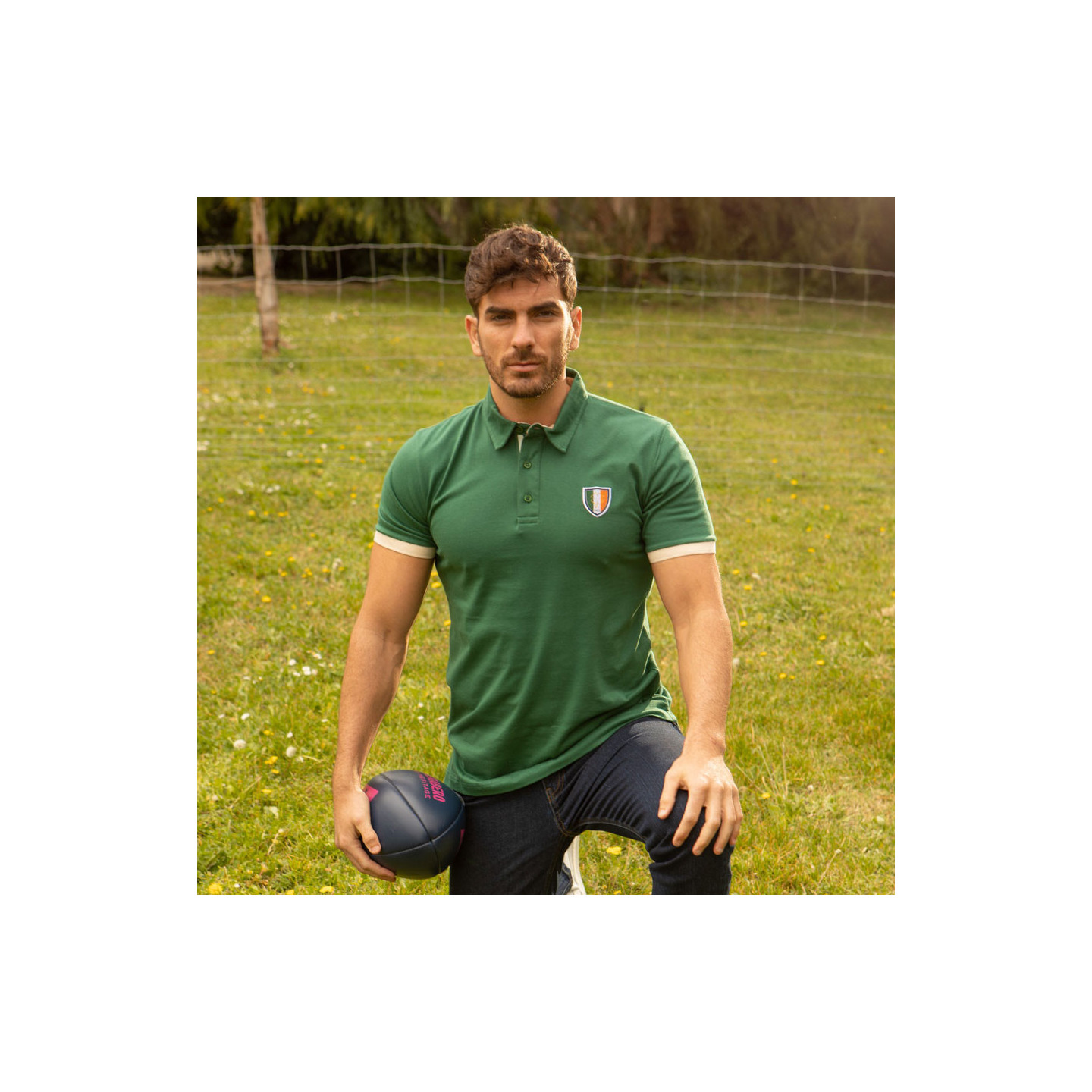 Irish Rugby short-sleeved polo shirt Camberabero
