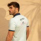 Rugby Heroes short-sleeved blue polo shirt Camberabero