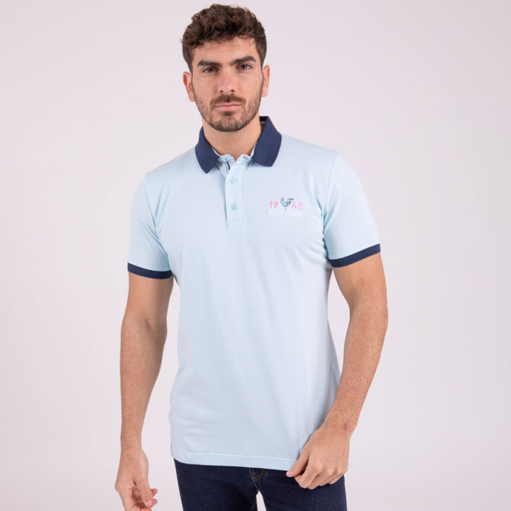 Polo Bleu Manches Courtes Rugby Heroes Camberabero